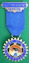 Rotary Club of Cwmbran Past Presidents Medal 1977-78 Awarded to E.L.LEACH 